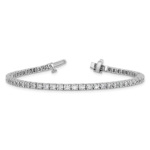 True Origin White Gold 2 1/5 carat Lab Grown Diamond VS/SI  D E F  Tennis Bracelet - Image 7