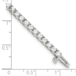 True Origin White Gold 2 1/5 carat Lab Grown Diamond VS/SI  D E F  Tennis Bracelet - Image 9