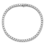 True Origin White Gold 2 7/8 carat Lab Grown Diamond VS/SI  D E F  Tennis Bracelet - Image 5
