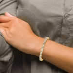 14K 10 ctw. Lab Grown Diamond VS/SI FGH Princess Tennis Bracelet - Image 7