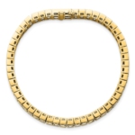 14K 10 ctw. Lab Grown Diamond VS/SI FGH Princess Tennis Bracelet - Image 4