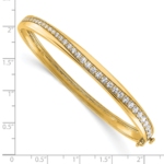 14Ky TRUE ORIGIN Lab Grown Diamond VS DEF Bangle Bracelet - Image 3