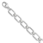 14K White Gold TRUE ORIGIN Lab Grown Diamond VS DEF Link Bracelet