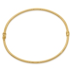 14K Hinged Bangle Bracelet - Image 2