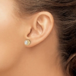 14K Lab Grown Diamond VS/SI FGH Post Complete Earrings - Image 3