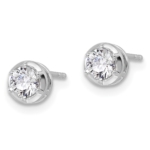 14KW TRUE ORIGIN Lab Grown Diamond VS DEF Post Earrings - Image 2