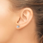 14KW TRUE ORIGIN Lab Grown Diamond VS DEF Post Earrings - Image 3