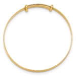 14K Madi K Polished Expandable Baby Bangle - Image 2