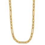 14K Polished Fancy Link Toggle Clasp Necklace - Image 2