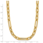 14K Polished Fancy Link Toggle Clasp Necklace - Image 5