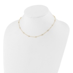 True Origin 14K 1/3 carat Lab Grown Diamond VS/SI  D E F  16 Station 16 Inch Necklace - Image 4
