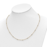 True Origin 14K 1/2 carat Lab Grown Diamond VS/SI  D E F  20 Station 20 Inch Necklace - Image 3
