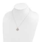 14K Two-Tone Lab Grown VS/SI FGH Dia Hearts Necklace - Image 3