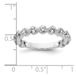 14kw TRUE ORIGIN Lab Grown Diamond VS DEF 12 Stone Band - Image 7