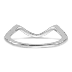10K White Gold Lab Grown Diamond VS/SI FGH Wedding Band - Image 5
