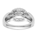 14K White Gold Lab Grown Diamond VS/SI FGH Cluster Ring - Image 5