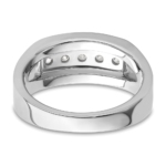 14K Two-Tone Lab Grown Diamond VS/SI FGH Men's Ring - Image 5