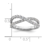 14K White Gold TRUE ORIGIN Lab Grown Diamond VS DEF Band - Image 7
