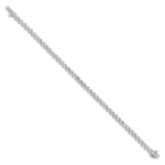True Origin White Gold 4 3/4 carat Lab Grown Diamond VS/SI  D E F  Tennis Bracelet - Image 2