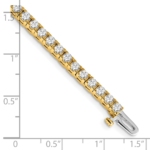 True Origin 4 1/10 carat Lab Grown Diamond VS/SI  D E F  Tennis Bracelet - Image 7