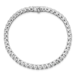 True Origin White Gold 6 3/8 carat Lab Grown Diamond VS/SI  D E F  Tennis Bracelet - Image 5