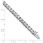 True Origin White Gold 6 3/8 carat Lab Grown Diamond VS/SI  D E F  Tennis Bracelet - Image 9